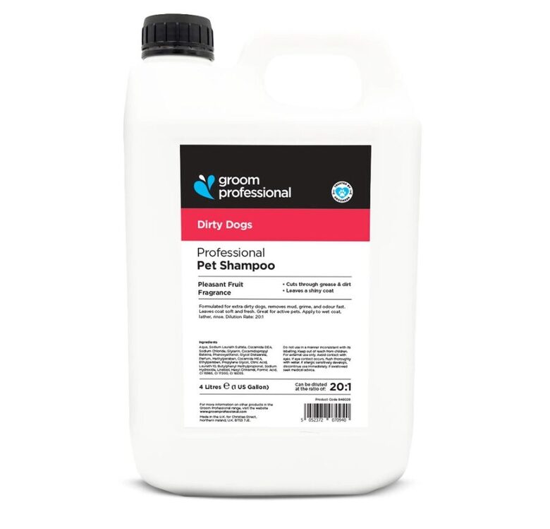 Groom Professional Dirty Dogs Shampoo, 4000 ml - глубоко очищающий шампунь